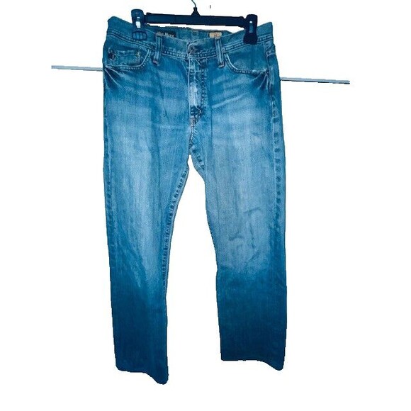 Vintage Adriano Goldschmied AG Jeans 32x32 The Hero Relaxed Straight Light Wash - Picture 3 of 16